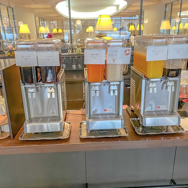 札幌グランドホテル・朝食ビュッフェのドリンクバー