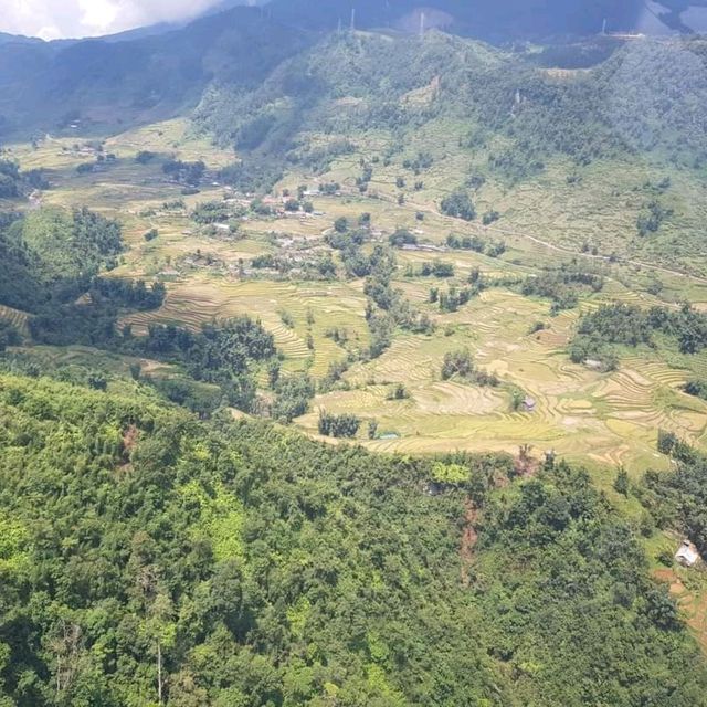 The View From The Cable Car In Fansipan