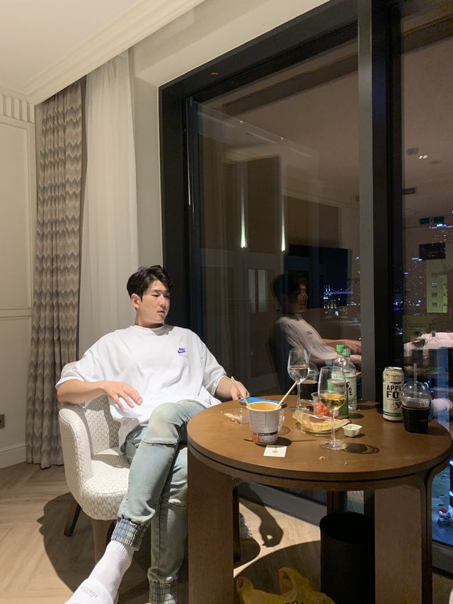 해운대뷰를 보며 즐기는 호캉스✨ 