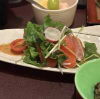 万座亭の夕食と朝食の様子