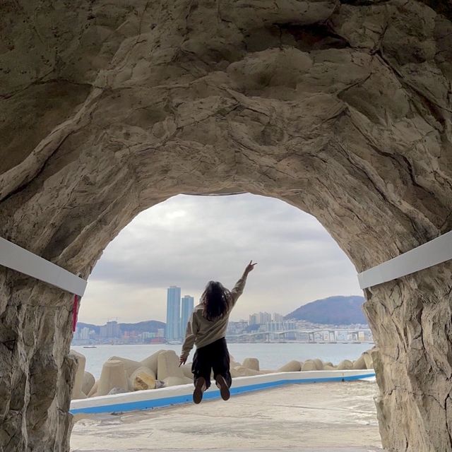 부산 터널 포토존 💝