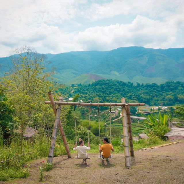 สะปันซีวิว หมู่บ้านสะปัน จังหวัดน่าน ⛰