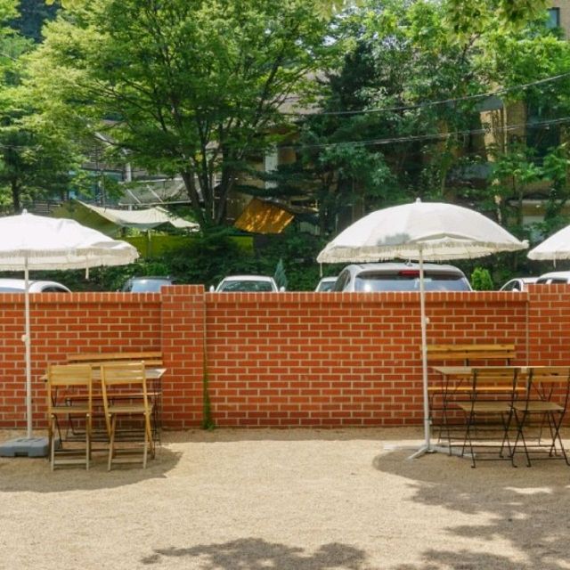 여름의 계곡카페