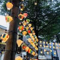 🎐彩繪的熱氣球燈籠🎈📍Zhongshan Linear Park 台北捷運中山站線形公園