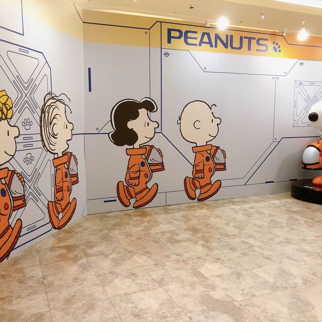 帶我去月球👩🏻‍🚀🚀💯🧡太空漫步到「史努比宇宙探險展」