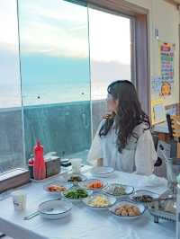 노을 보며 게국지를 먹을 수 있는 태안식당✨