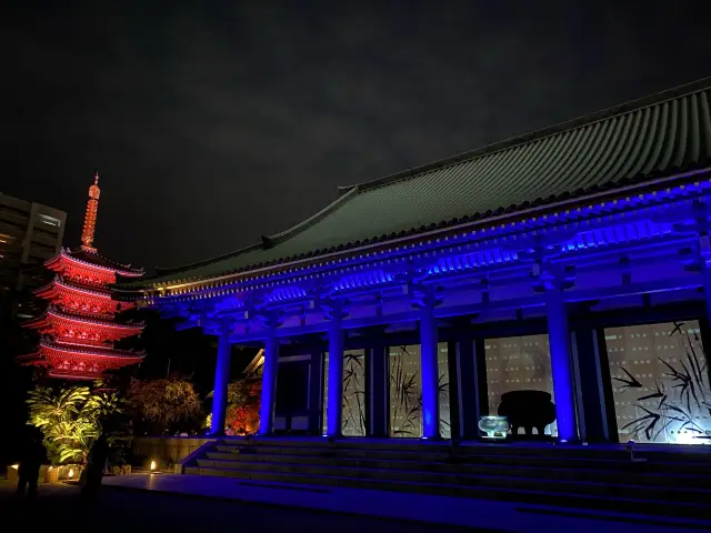 博多旧市街ライトアップウォーク2022「博多千年煌夜」『東長寺』