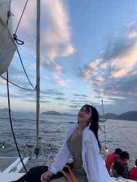 통영에서 요트타고 낭만적인 노을을 🛥️