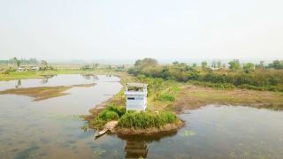 Drone over Baikka Beel Wetland 