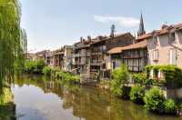 Mountain town Oloron-Sainte-Marie - the heart of the 15th province of France.