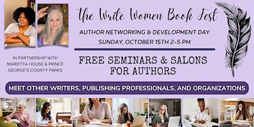 The Write Women Book Fest Author Networking & Development Event (Glenn Dale) | Marietta House Museum