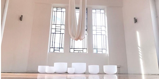 Full Moon Cocoon - Aerial Sound Bath @ Emerald Waves | Emerald Waves Soulutions