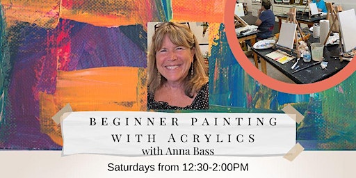 Acrylic Painting for Beginners with Anna Bass (C) | In Town Art Crewe
