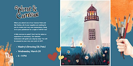 St. Pete Beach Paint and Sip – Spring Sail | Mastry's Brewing Co