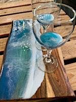 Monday with Miss Lucy - Wine Glass Resin Pour. | Miss Lucy Izakaya