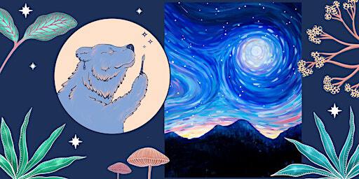 Painting Circle: Create Your Own Starry Night at Junk Soul - 2 hours | Junk Soul Smothered Bar & Kitchen