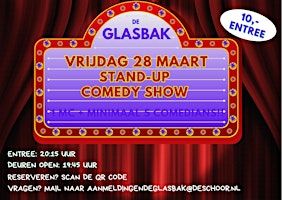 Stand-up Comedy Show in theater De Glasbak | Theater De Glasbak