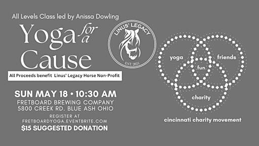 Yoga for a Cause - benefitting Linus' Legacy Horse Non-Profit | Fretboard Brewing Company