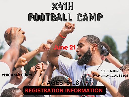 X41H Football Camp | Monrovia Elementary School