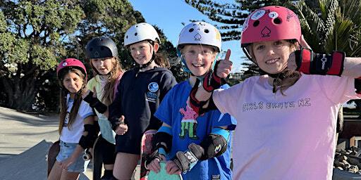 Girls Skate NZ Skateboarding Clinic- Wellsford Skatepark Nov 2024 | Hazelmere Street