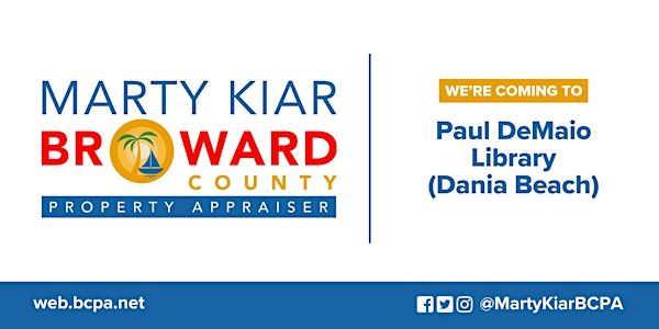 Broward County Property Appraiser at Paul DeMaio Library (Dania Beach) | Dania Beach-Paul DeMaio Library