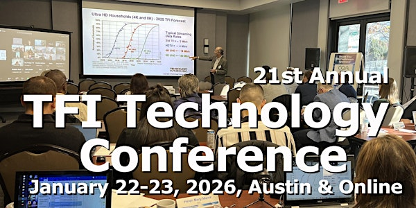 21st Annual TFI Technology Conference - Jan 22-23, 2026 | Hyatt Place Austin Downtown