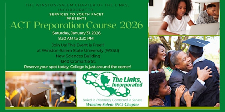 ACT Prep Course 2026 | Winston-Salem State University - New Sciences Building