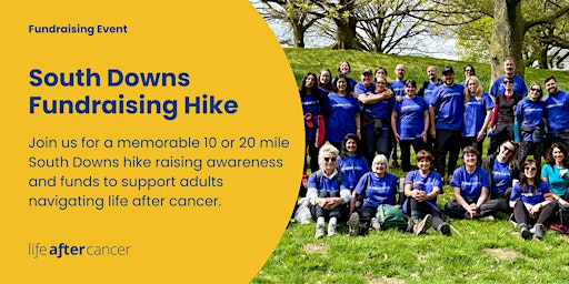 Life after Cancer South Downs Fundraising Hike 2026 | Beachy Head Cliffs