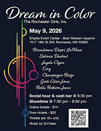 The Rochester Girls, Inc. presents Dream in Color Dragshow | Empire Event Center