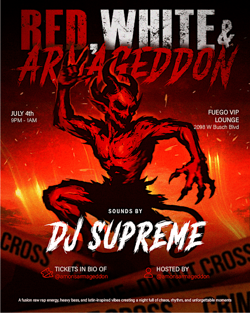 Red, White & Armageddon | Fuego VIP Lounge