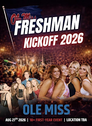 Ole Miss Freshman Kickoff 2026 (18+) | Booth's Barbeque and Yard