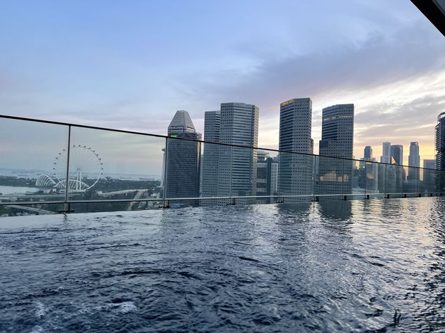 Low key Infinity pool with good view🎡