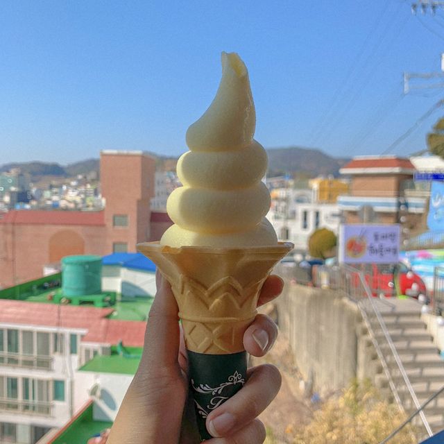 통영 동피랑 벽화마을 한바퀴💙