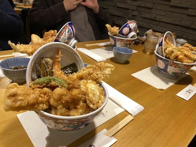 ボリューム満点！揚げたて天丼🍤