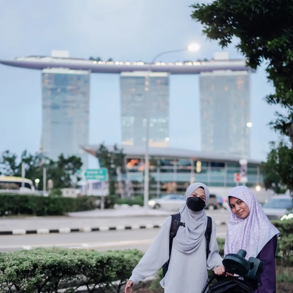 Awesome Marina Bay Sands view!
