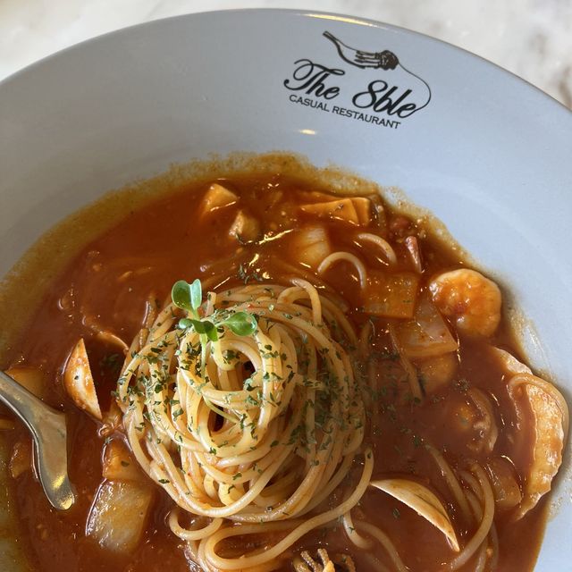뷰가 맛있고 파스타가 예뻐요