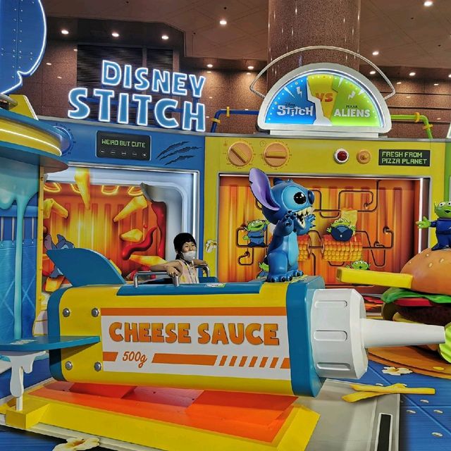 時代廣場Disney史迪仔Stitch及三眼仔Pixal alliens美食對壘😋🔥🔥🔥