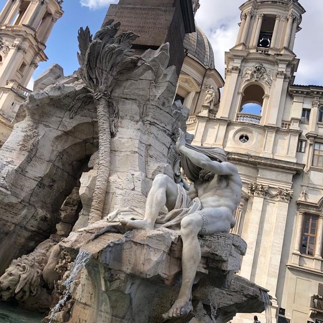 Admire the fountains at Piazza Navona