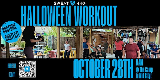 SWEAT440 Halloween Workout w/ Costume Contest! | The Camp