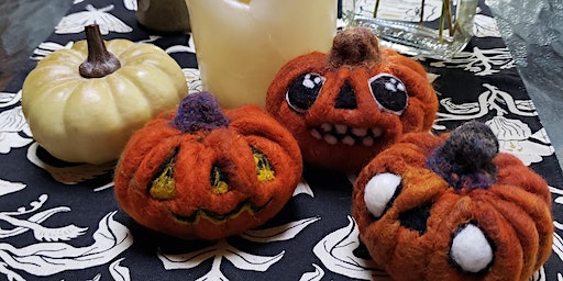 Spooky Needle Felted Pumpkins | Arthur's Market