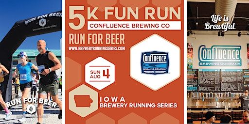 5k Beer Run x Confluence Brewing Company | 2024 Iowa Brewery Running Series | Confluence Brewing Company