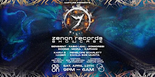 Capture presents Zenon Records 》Showcase | my aeon