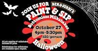 Halloween Paint & Sip (Bottomless Milkshakes) Canton | Ben & Jerry’s