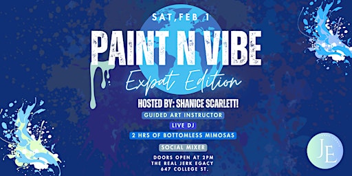 Paint N Vibe: Expat Edition | The Real Jerk - Legacy