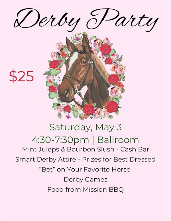 Big Hats, Bourbon, and Bowties" Kentucky Derby Party | Saint John the Evangelist Catholic Church