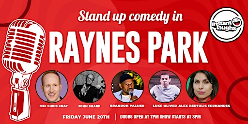 Stand up comedy in Raynes Park | The pavilion