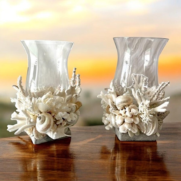 Sea Shell Hurricane Lamp Workshop | Aquila's Nest Vineyards