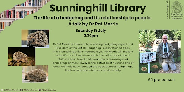 The life of a hedgehog and its relationship to people | Sunninghill Library