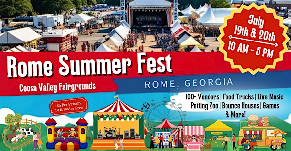 Rome Summer Fest | Coosa Valley Fairgrounds