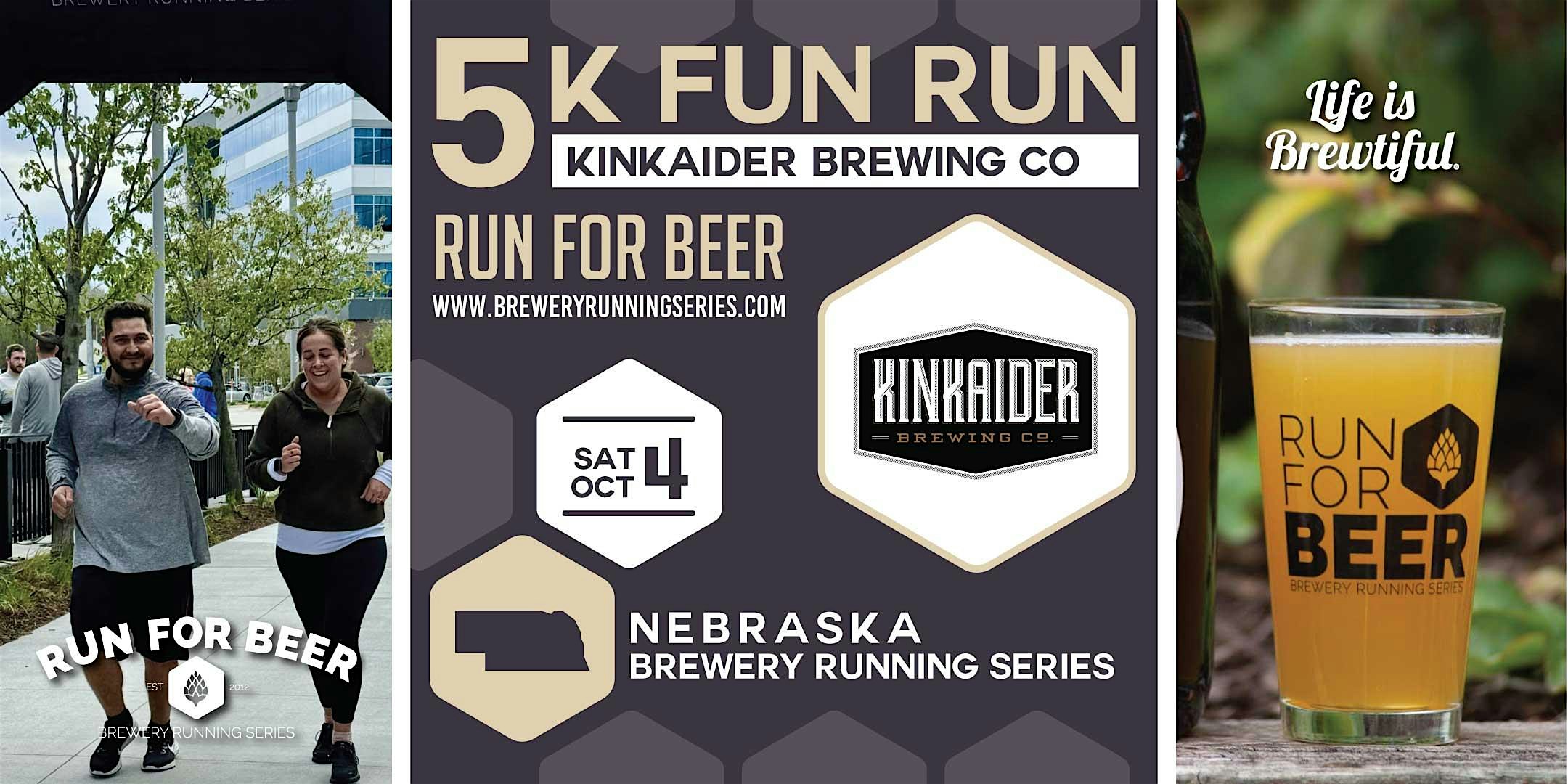5k Beer Run x Kinkaider | 2025 Nebraska Brewery Running Series | Kinkaider Brewing Co. Omaha